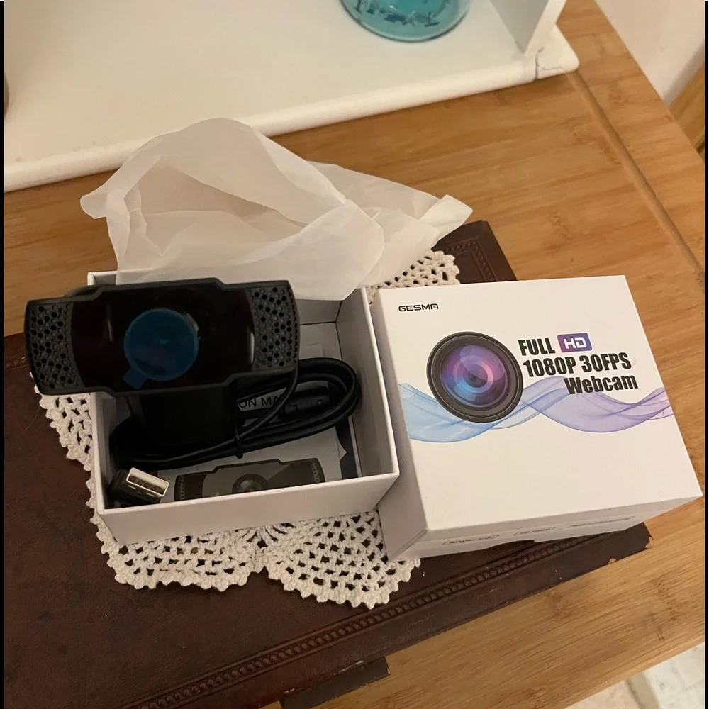 🤩Webcam Full HD 1080P 30FPS (New in Box)